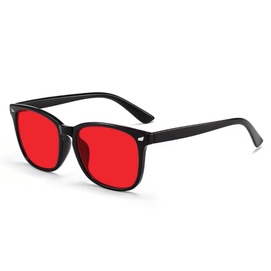 Gafas con filtro de luz azul ámbar y rojas
