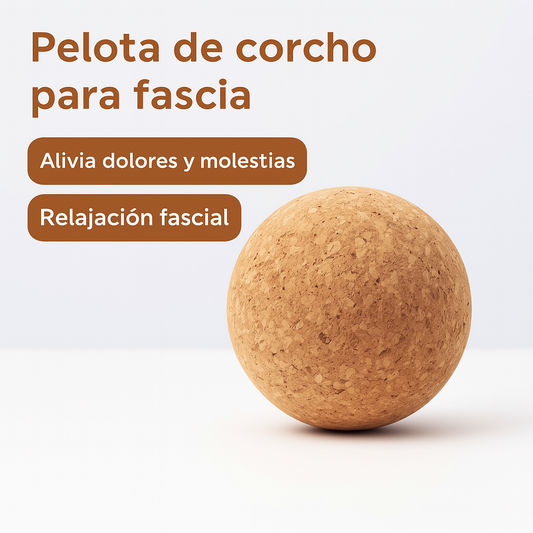 Pelota de corcho para fascia