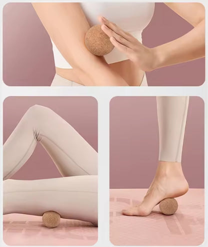 Pelota de corcho para fascia